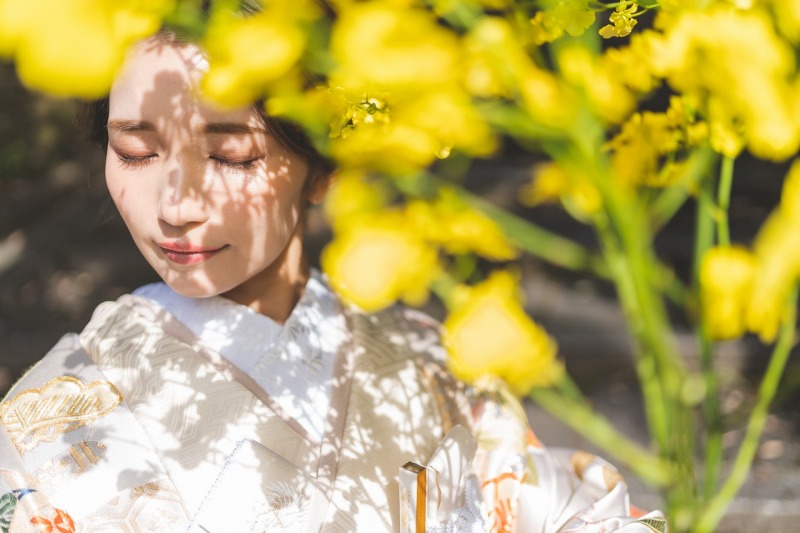 【智積院】和装1着ロケーションプラン(お部屋の中と外(境内)) レタッチ・アルバム付き