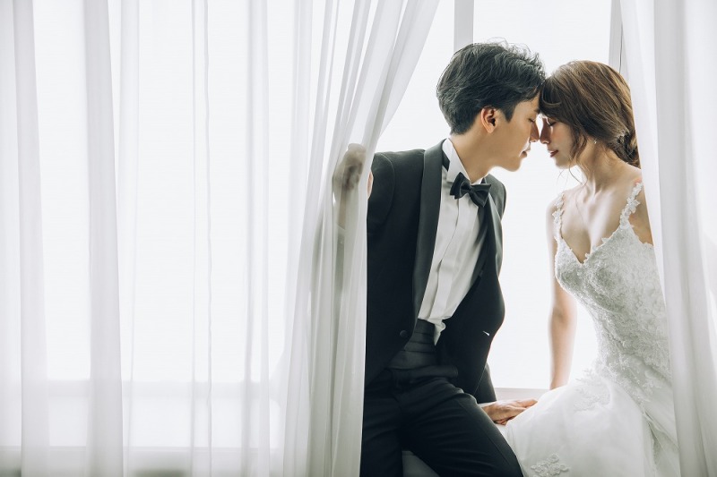 洋装韓国スタジオ取り放題プラン!!ブーケ&ベール付で安心!【アルバム、レタッチ付き】