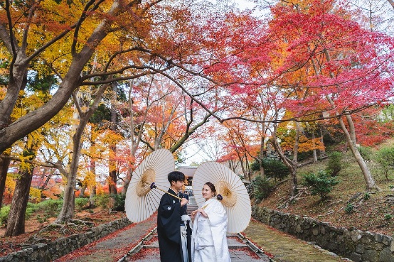 【紅葉撮影お日にち限定プラン】和装1着1カ所ロケーション撮影 ¥166,100➡¥104,500★6万OFF★なくなり次第終了