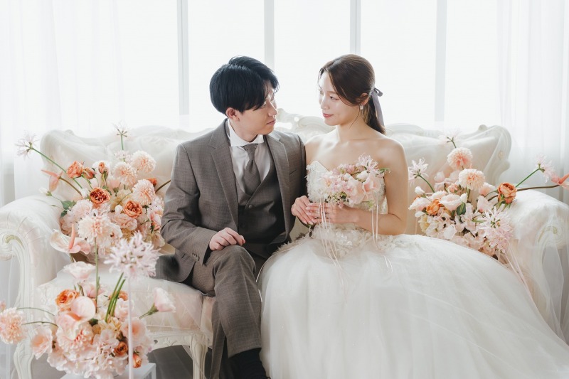 【5〜8月撮影】3特典付き 花嫁応援フェア｜洋装スタジオ撮影｜A3アルバム付｜手ぶらOK