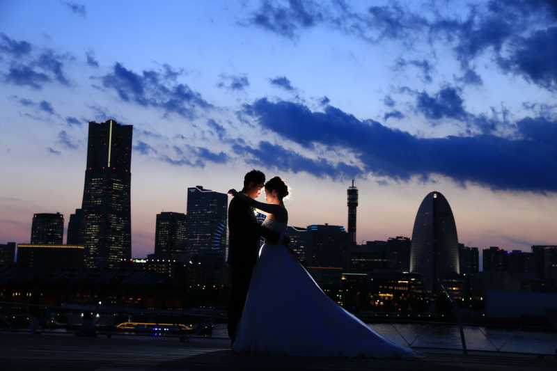 夕方から夜にかけての幻想的なお写真♪