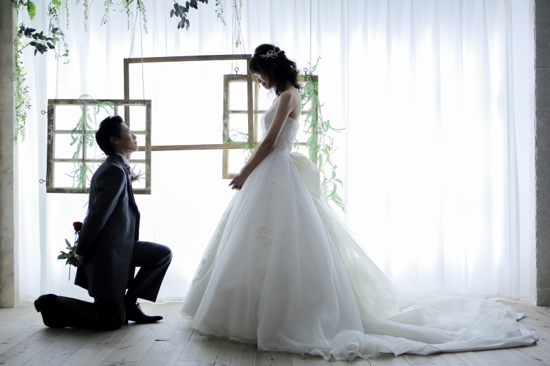 プロポーズシーンを再現して