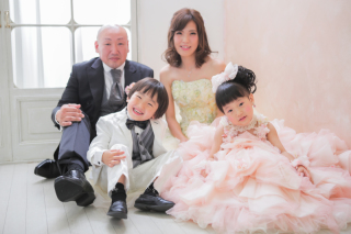 洋装スタジオ撮影