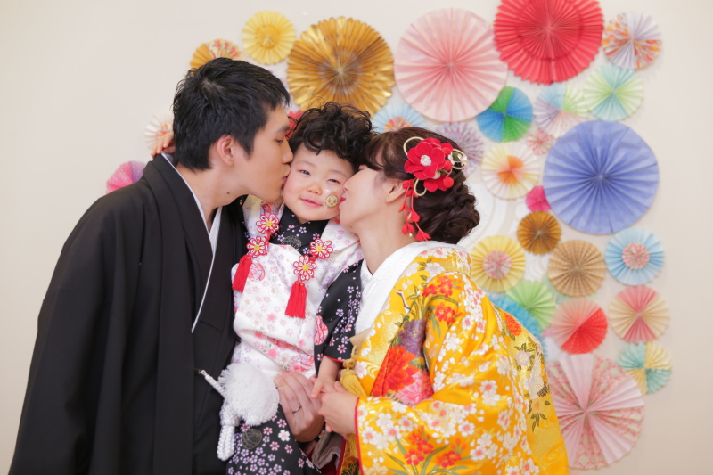 ほっぺにちゅー♡