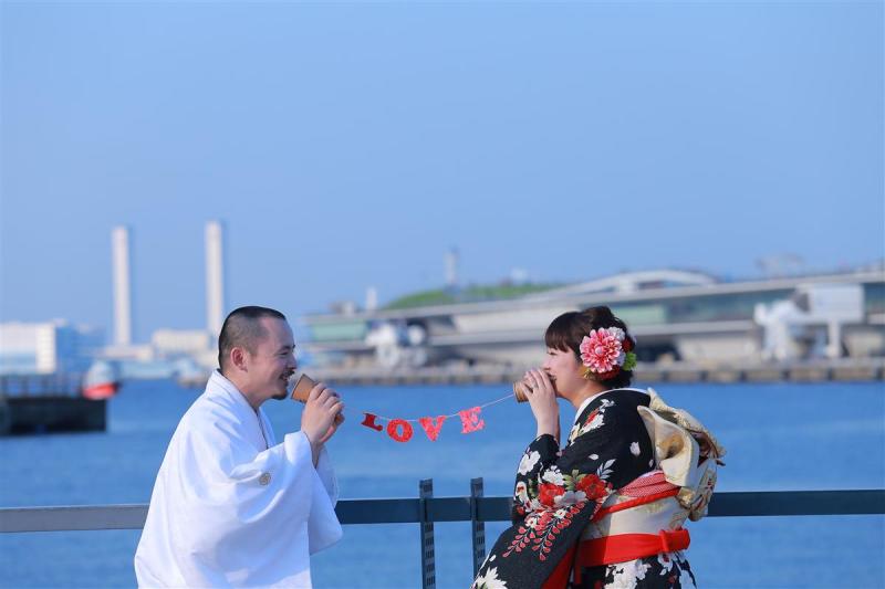 みなとみらいらしい場所で☆