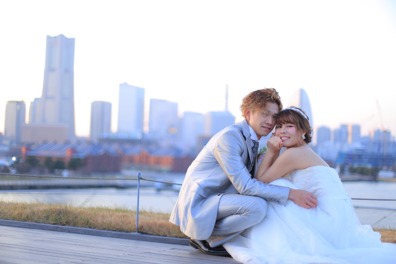 大さん橋でのカジュアルショット