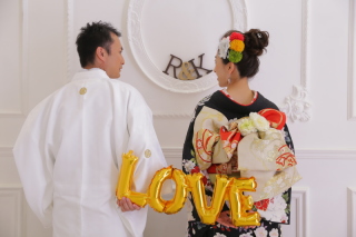 型にはまらない和装撮影♪