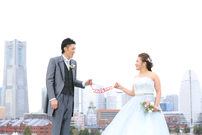 記念日入りのフォト