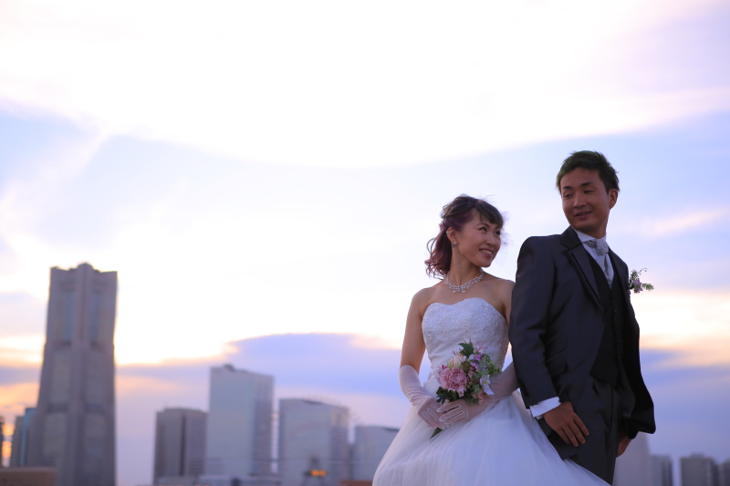 キレイな夕焼けの景色と一緒に♡