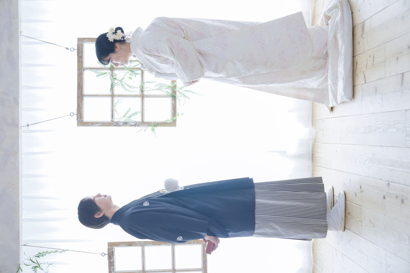 新婦様と向き合って