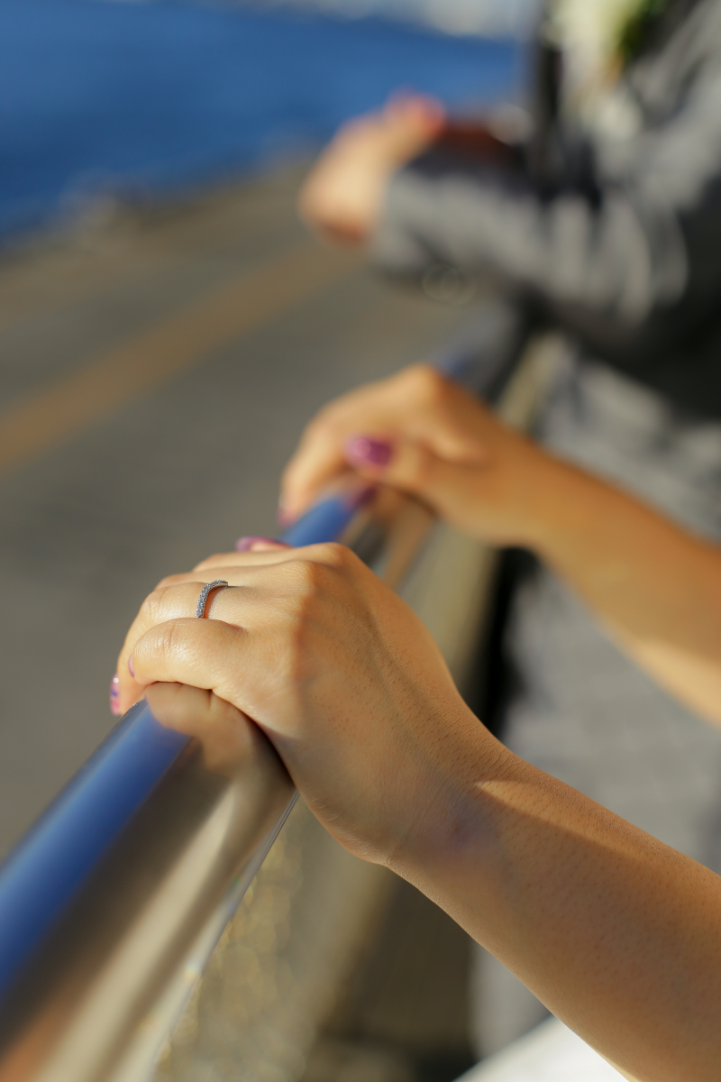 お持ちいただいた小物をしっかりと。