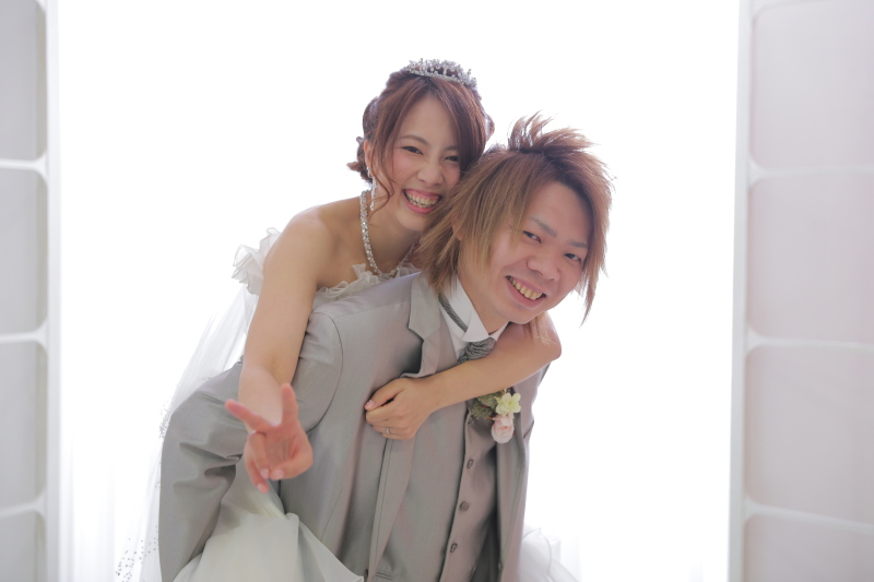 おんぶでピーズ♪