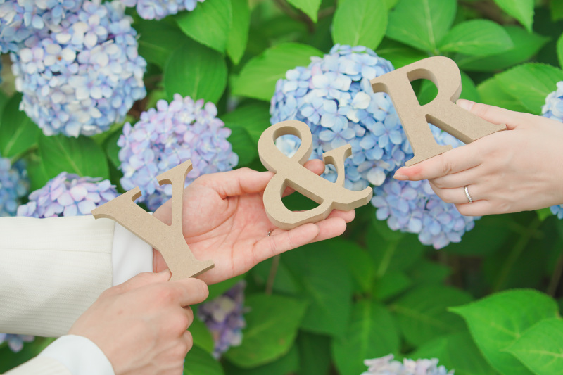 好きな花と一緒に