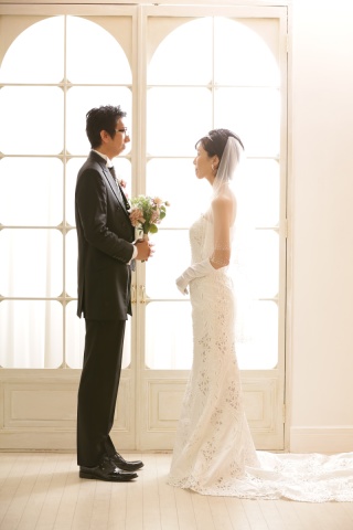 挙式風の撮影も♪
