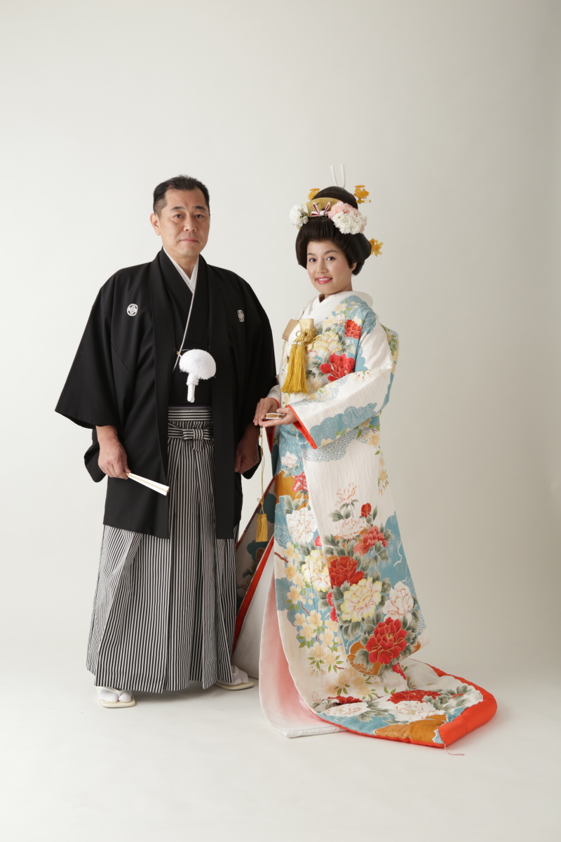 和装でしっとり