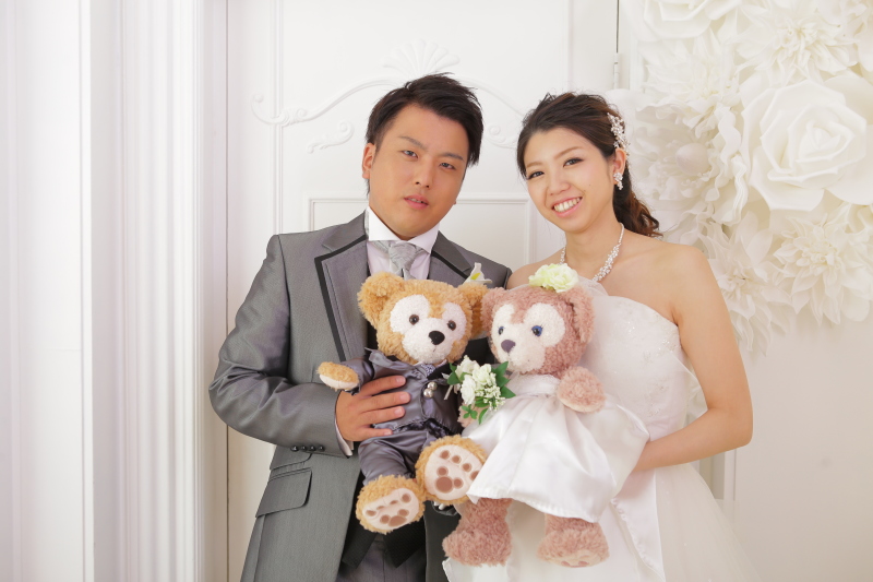 ぬいぐるみと仲良く♪