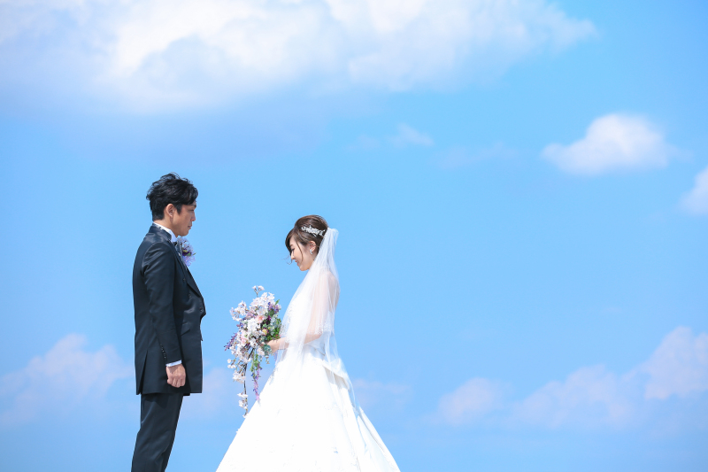 青空の中2人だけ