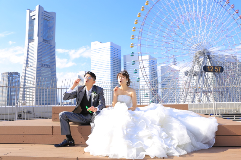 屋上テラスでプチロケ気分