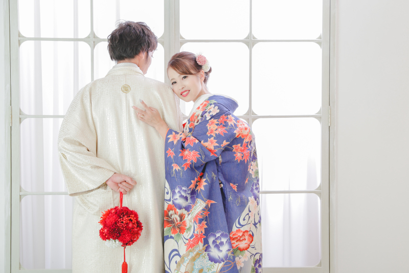 明るい雰囲気のスタジオ撮影♪