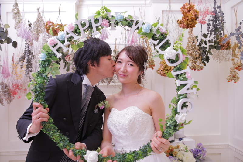 ほっぺにちゅー♡