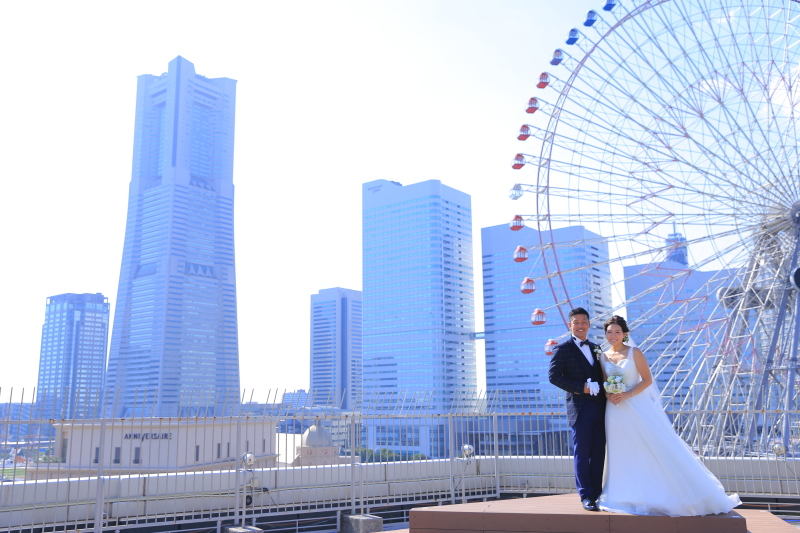 大人気！屋上テラス撮影