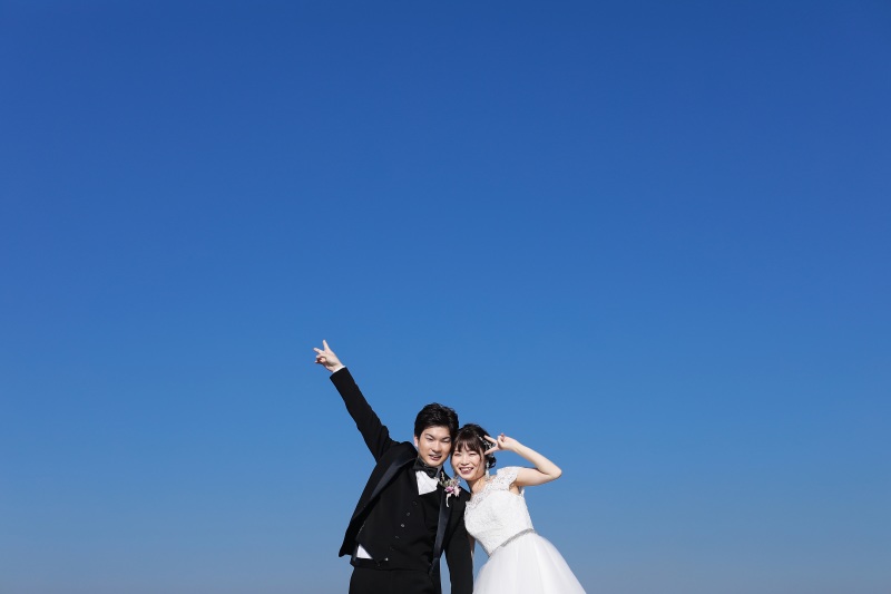 晴天に恵まれて