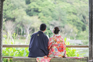和装撮影に大人気！三渓園！