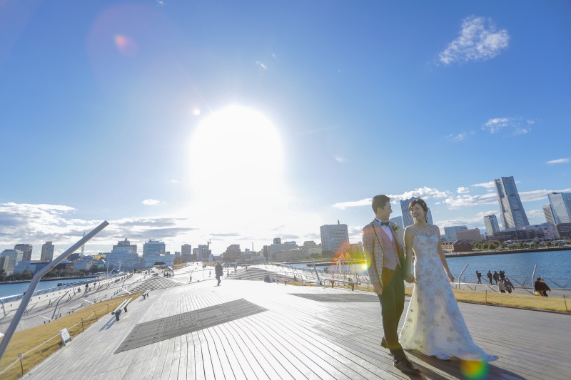 お散歩ショットを