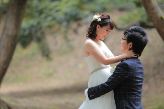 洋装ロケーション撮影・根岸森林公園