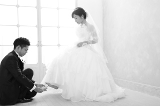 洋装スタジオ撮影