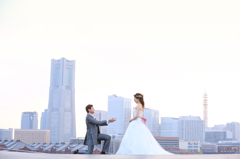 外国風プロポーズショット!