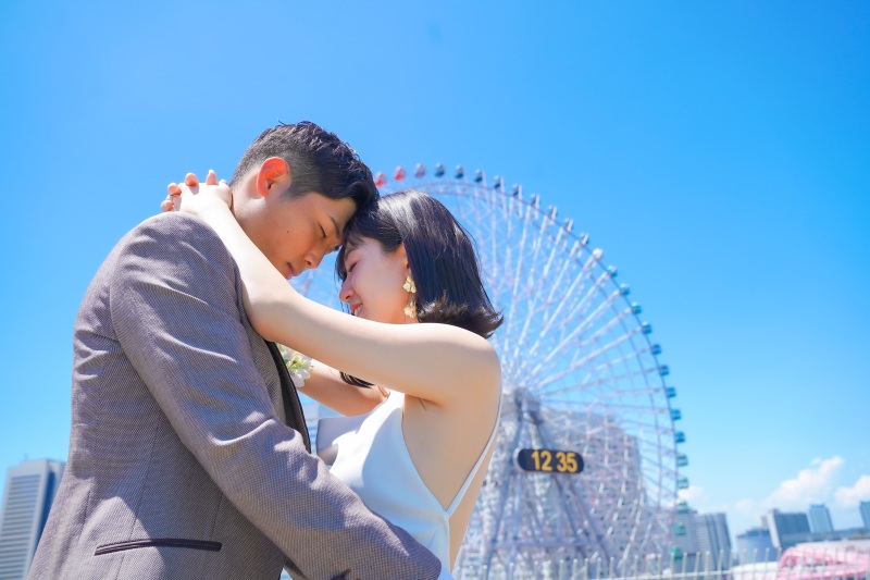 観覧車もこんなに近く!