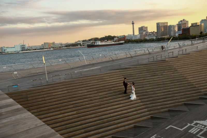 船上デッキを独占して