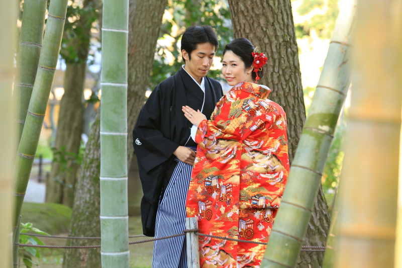 寄り添いポーズ