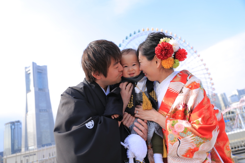 ほっぺにちゅー♡