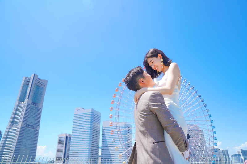 にっこり笑顔で!