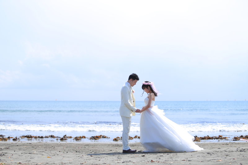 海ならではの広い写真を