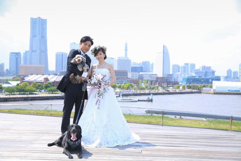 ワンちゃんと一緒に♪