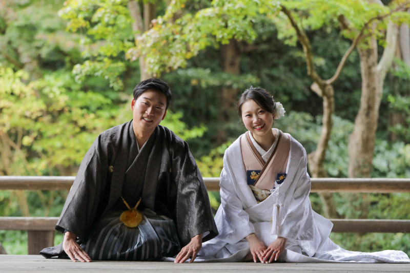 定番の正座ショット