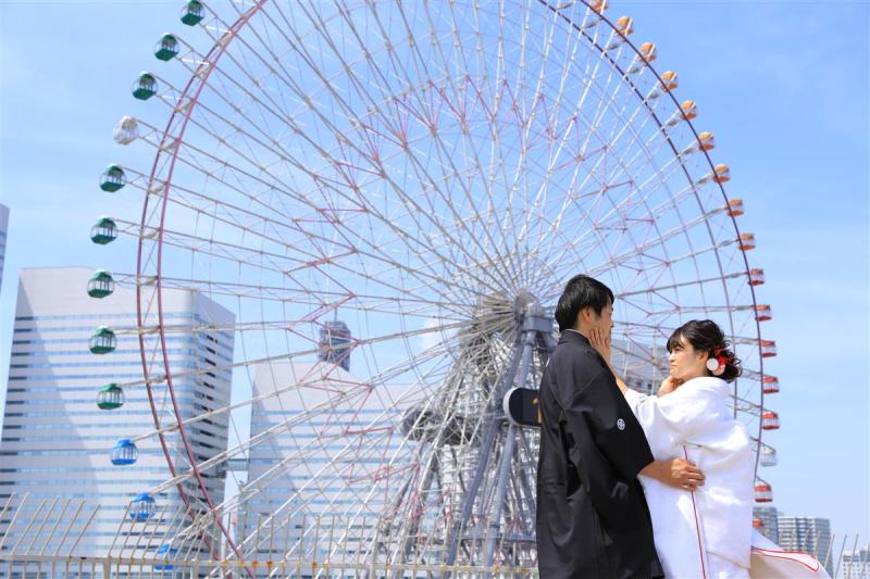 屋上テラスでみなとみらいの景色を!