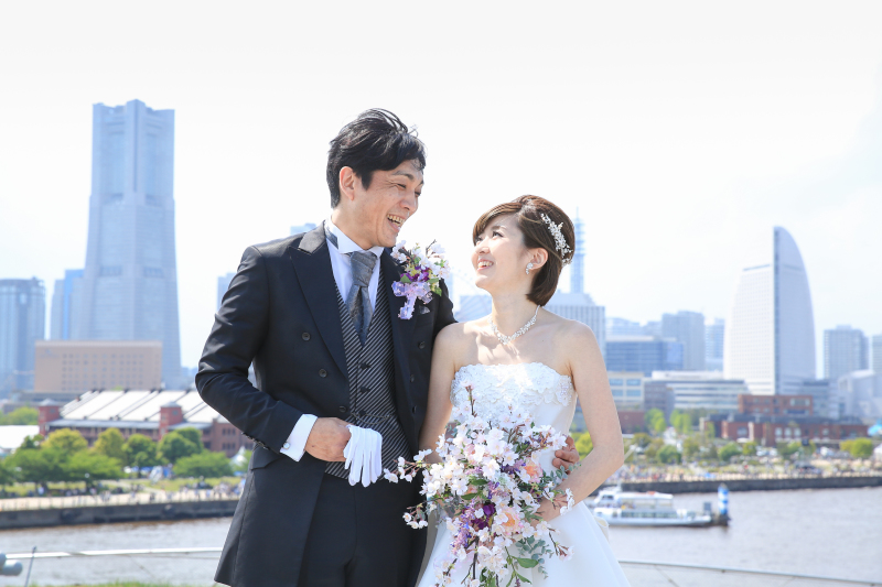 洋装ロケーション撮影・大桟橋