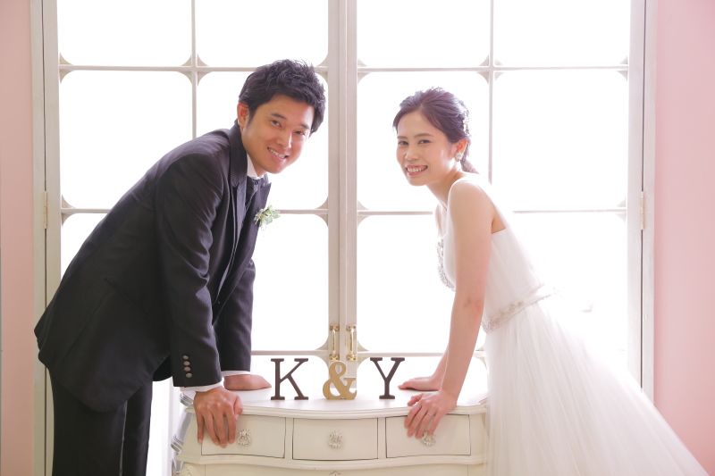 イニシャルオブジェを使って♪