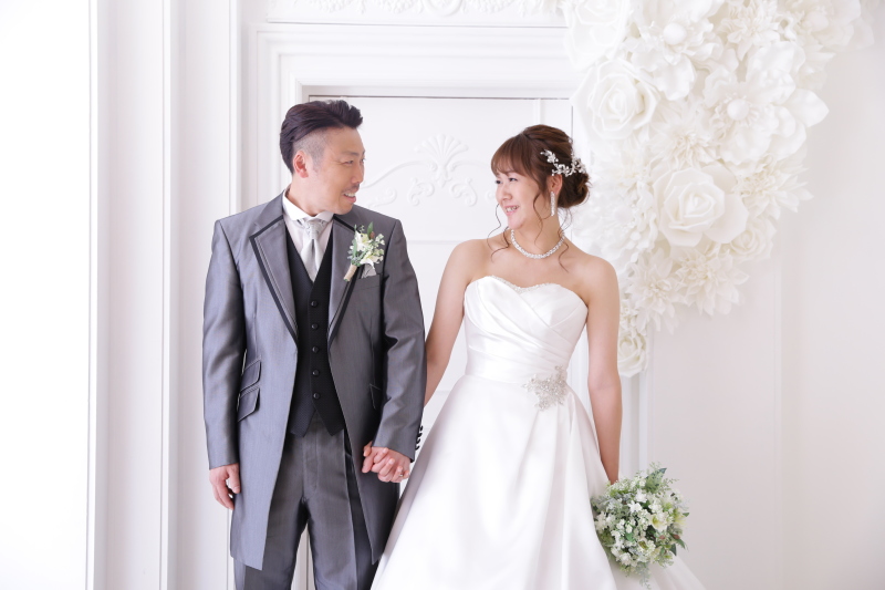 見つめ合うお2人♪