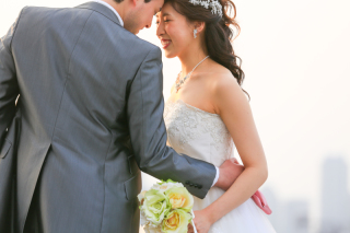 洋装ロケーション撮影・大桟橋