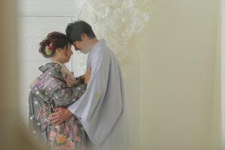 和装でもナチュラルな雰囲気に♡