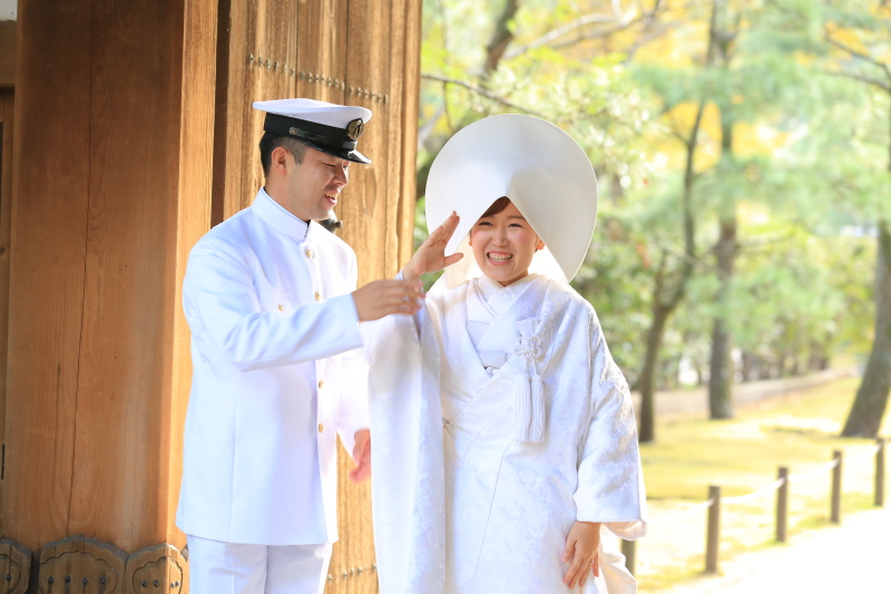 お2人ならではのポーズ