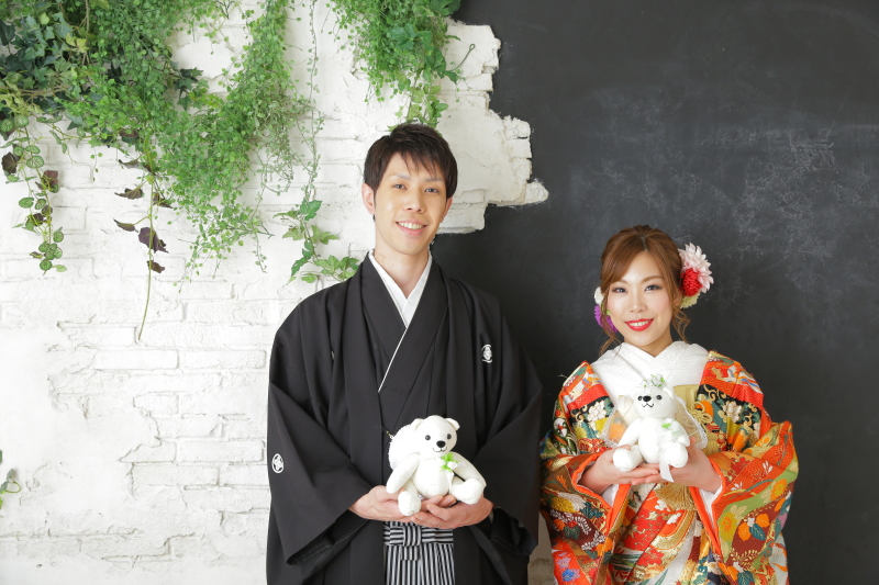 お持込のくまさんと一緒に♪