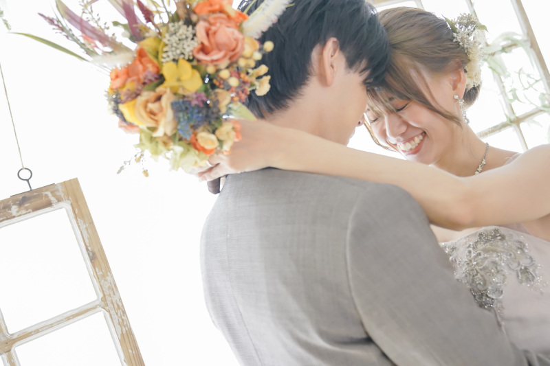 ブーケも変えて