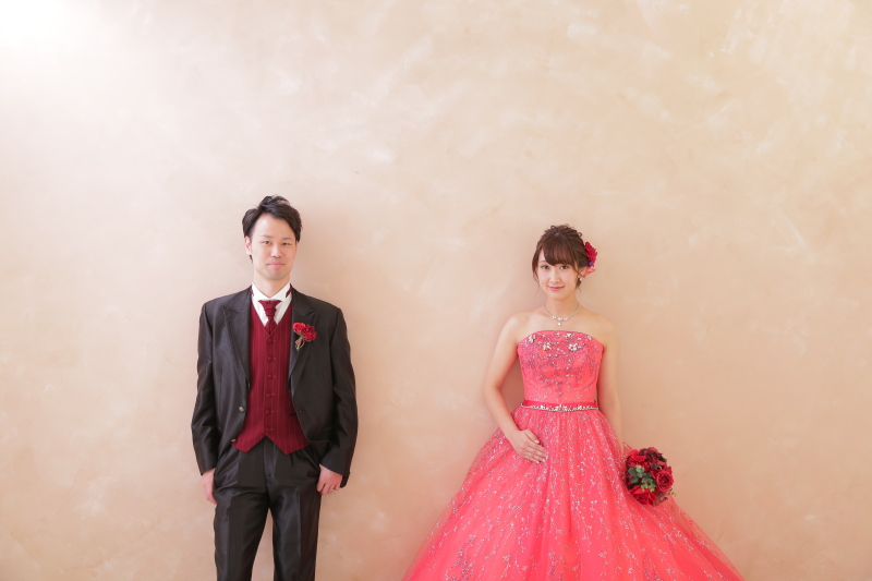 カラードレスにお着換え♪