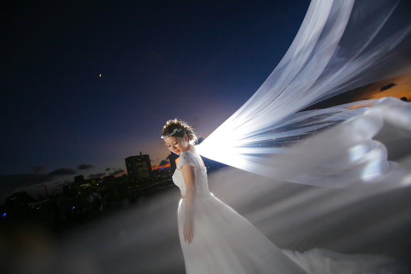 ロングベールを使って